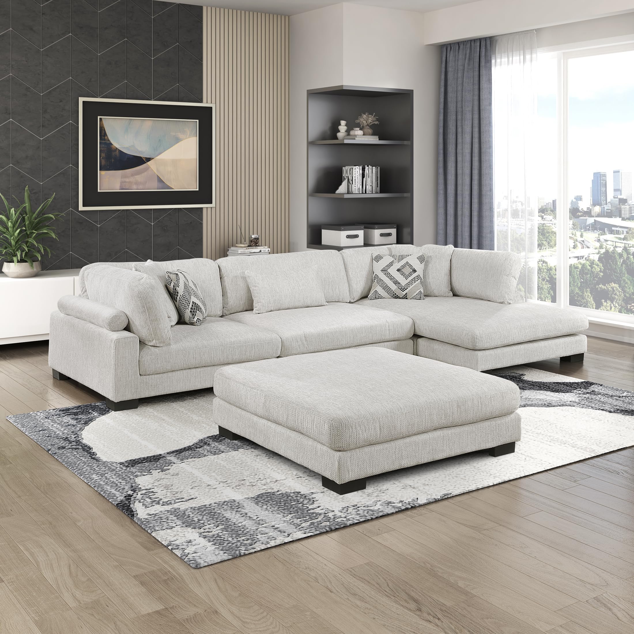 Amazon.com: Lexicon Modular Sectional Sofa, Textured